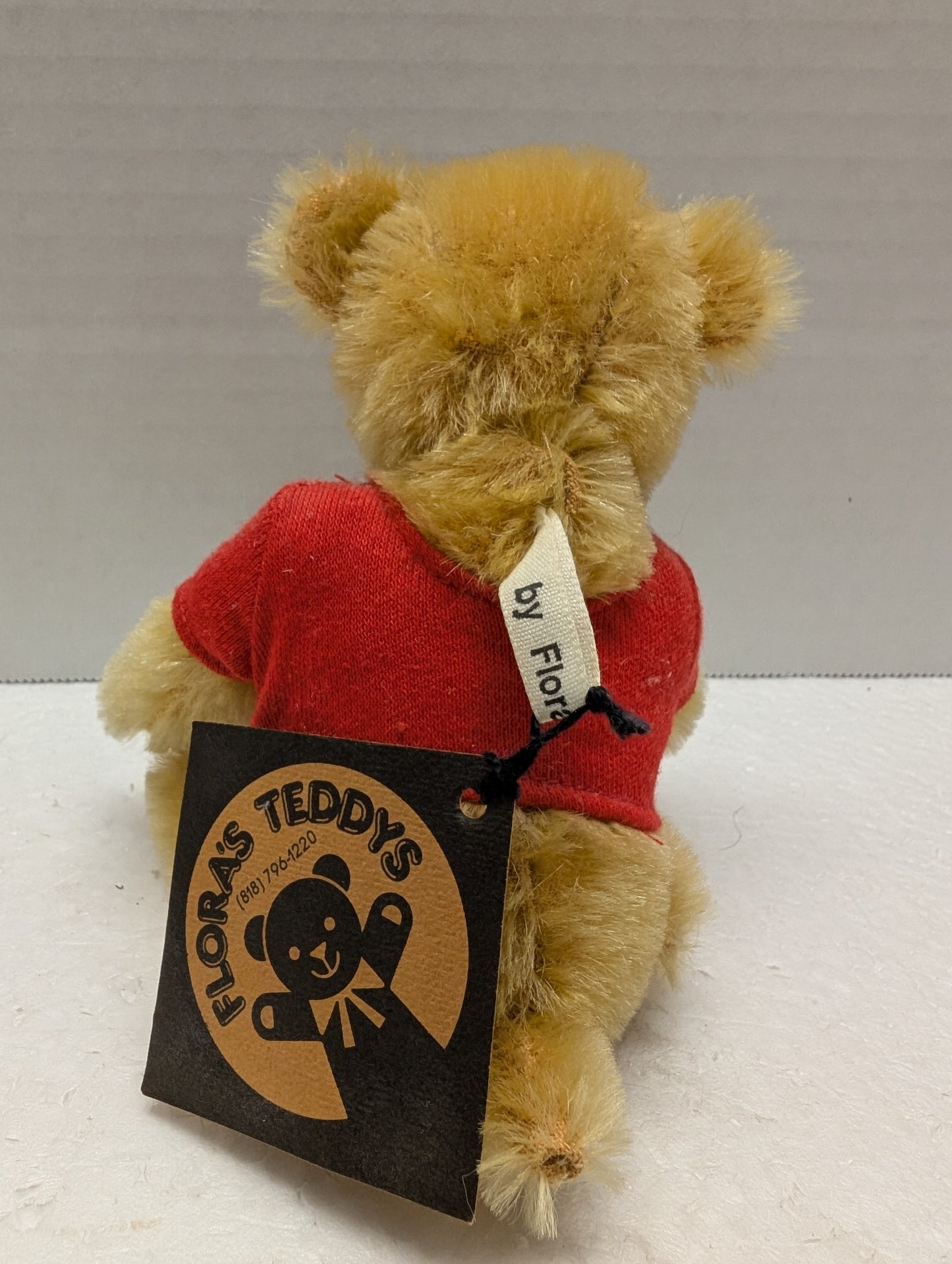 Pooh by Flora Mediate of Flora's Teddys. Mohair "Small Pooh" 6" image 3