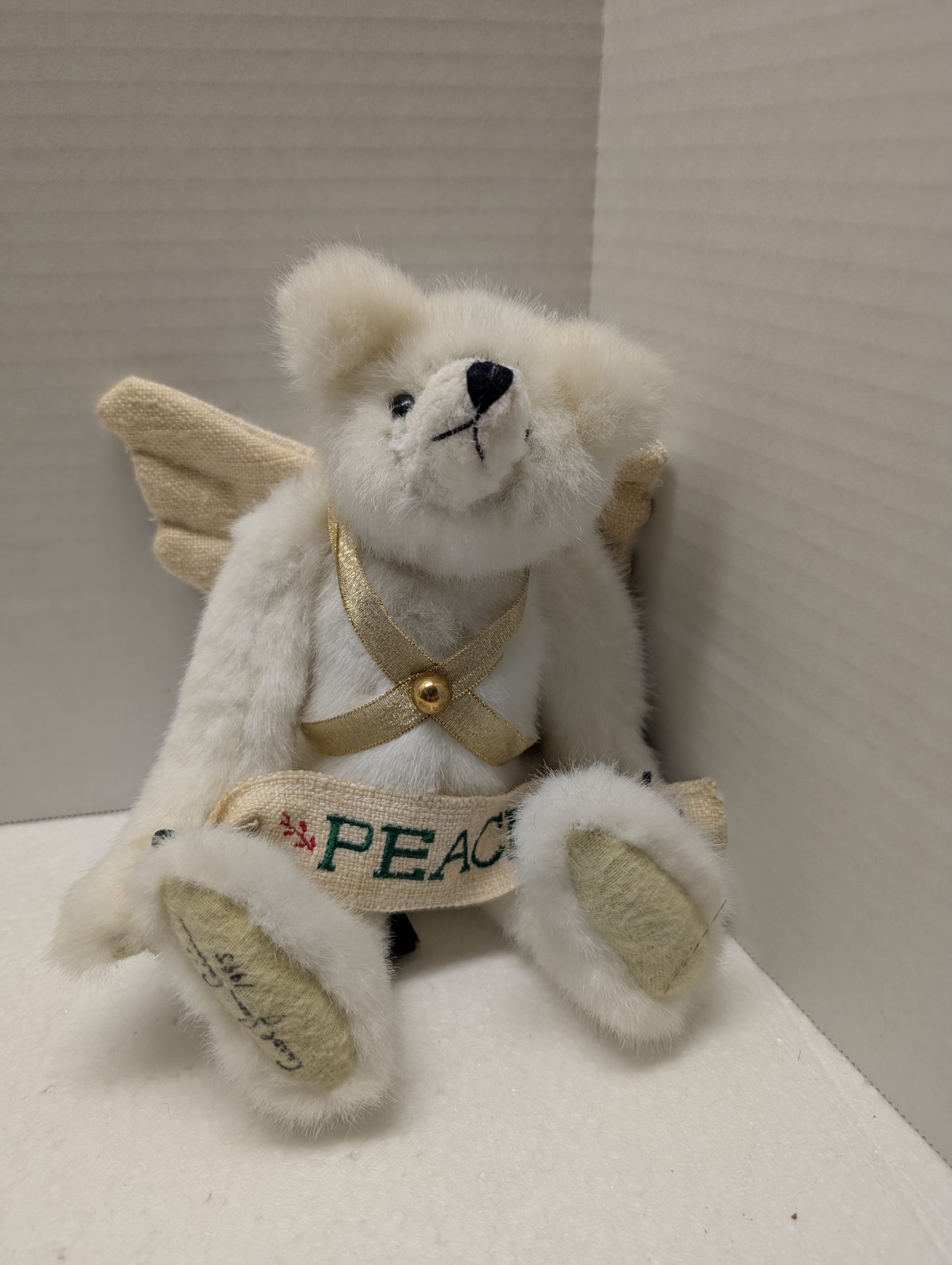 Mary Meyers Green Mountain Bears PEACE Angel Bear image 0