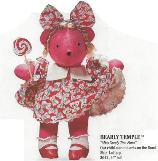 North American Bear VIB 20" Cloth Bear VIB Bearly Temple 3042 image 0