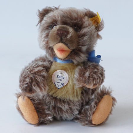 Steiff Miniature Zotty Carmel & Brown tipped 16cm 1951 rep 029950 image 3