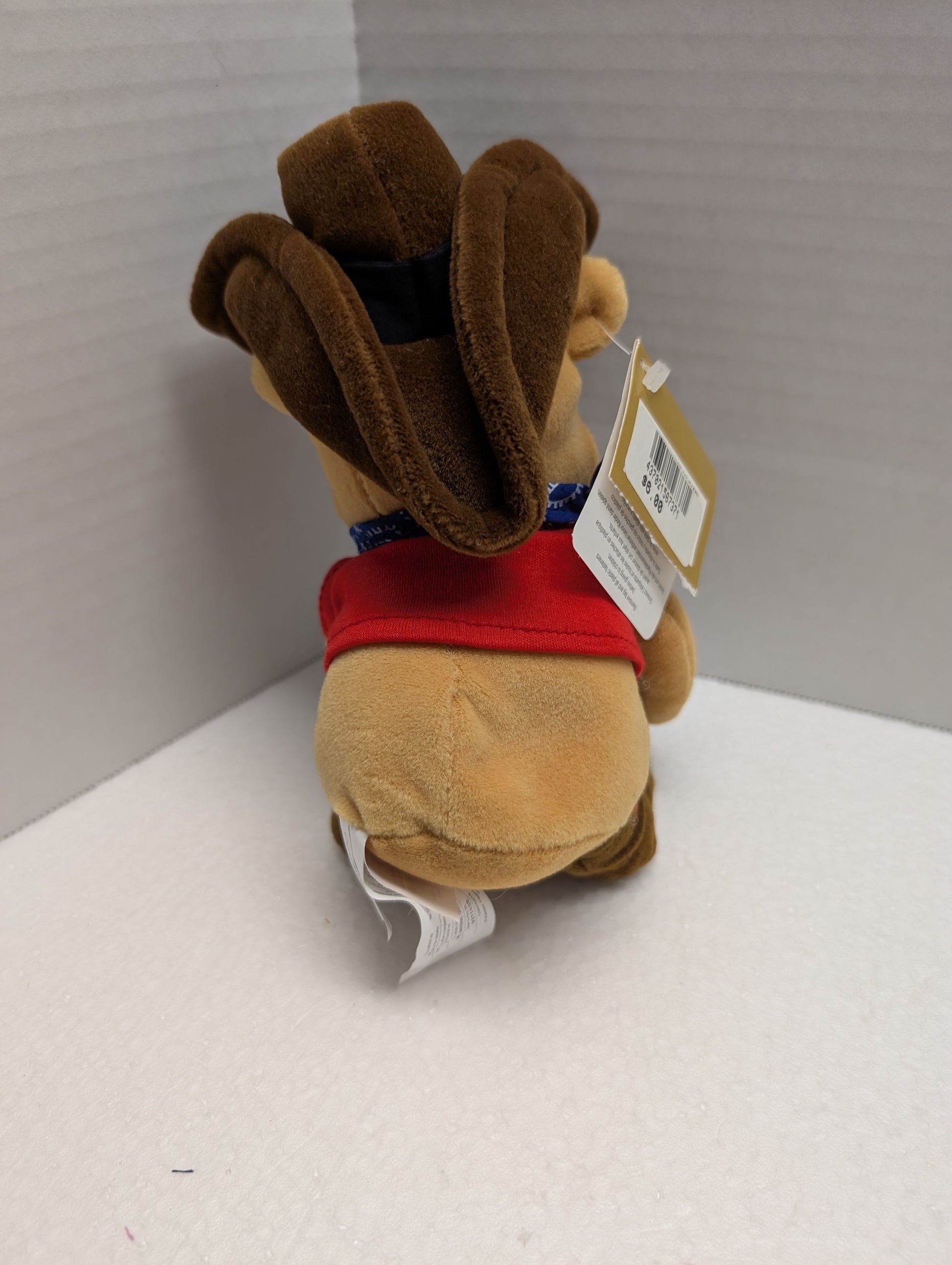 Disney Bean Bag Mini Pooh Cowboy w. Hat, boots and Bandana image 2