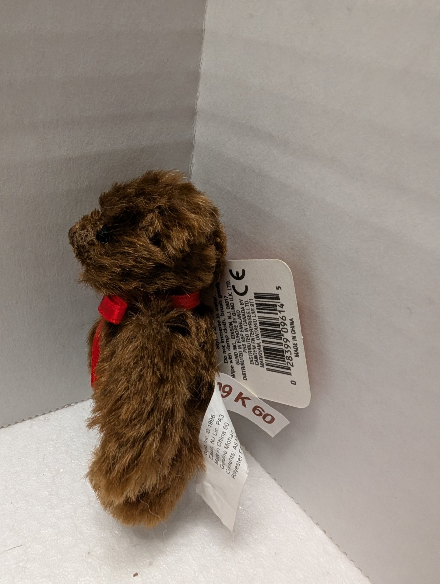 Gund Mohair Miniature Bear Theo 9614 image 2