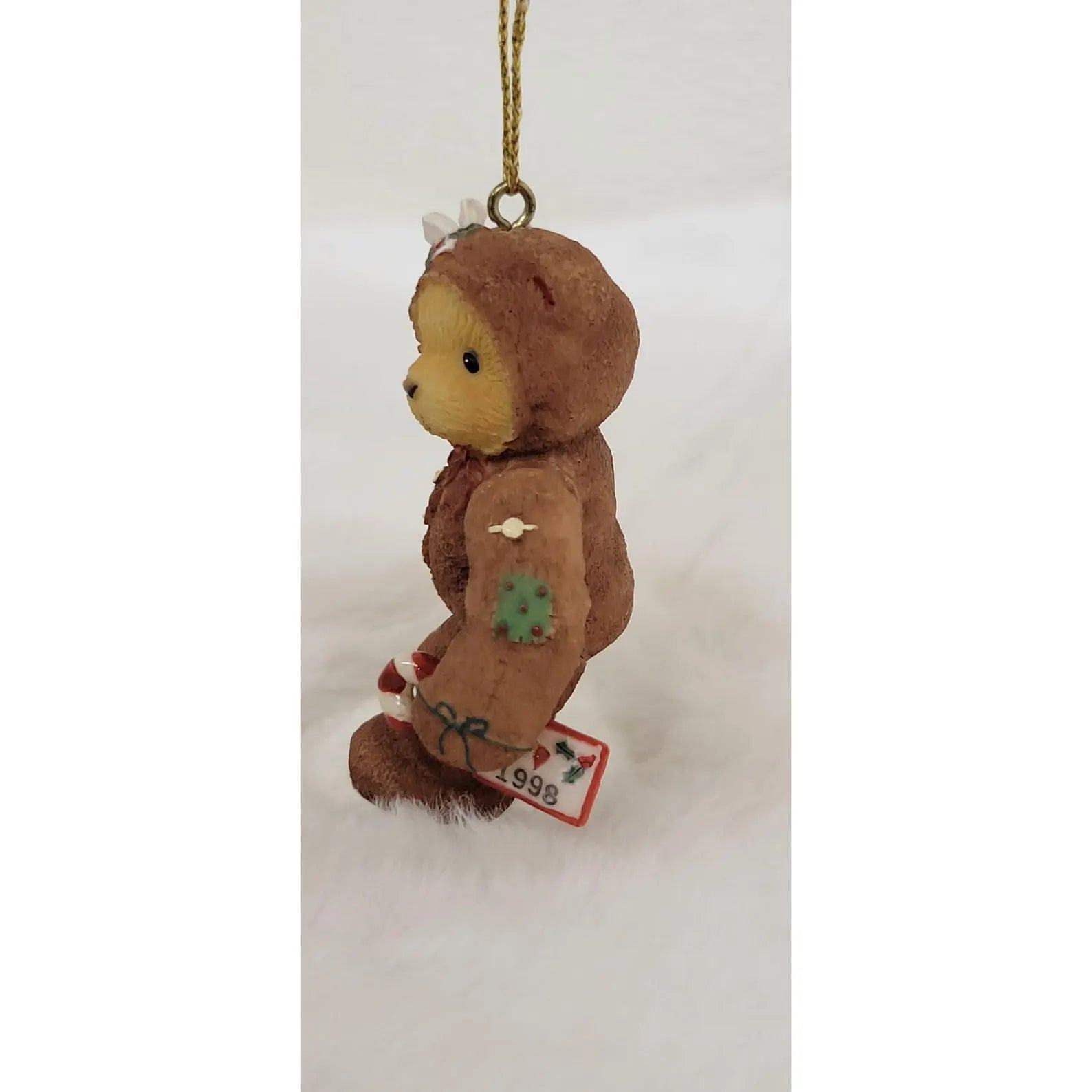 Cherished Teddies Gingerbread Bear Dated 1998 Hanging Ornament 352748 image 5