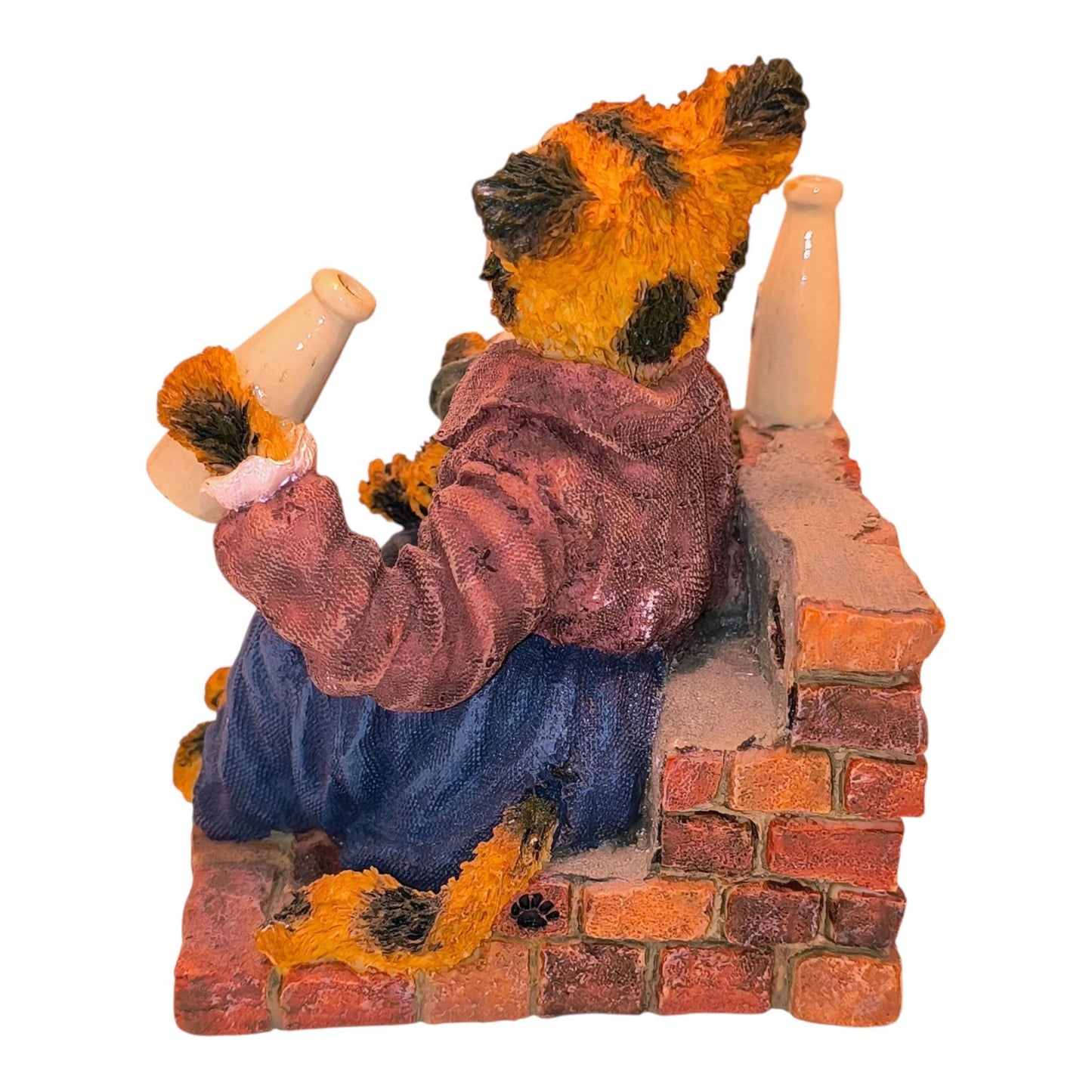 Boyds Purrstone Momma Craftycat with Lil' SlipperGot Cream? Retired 371007 image 2