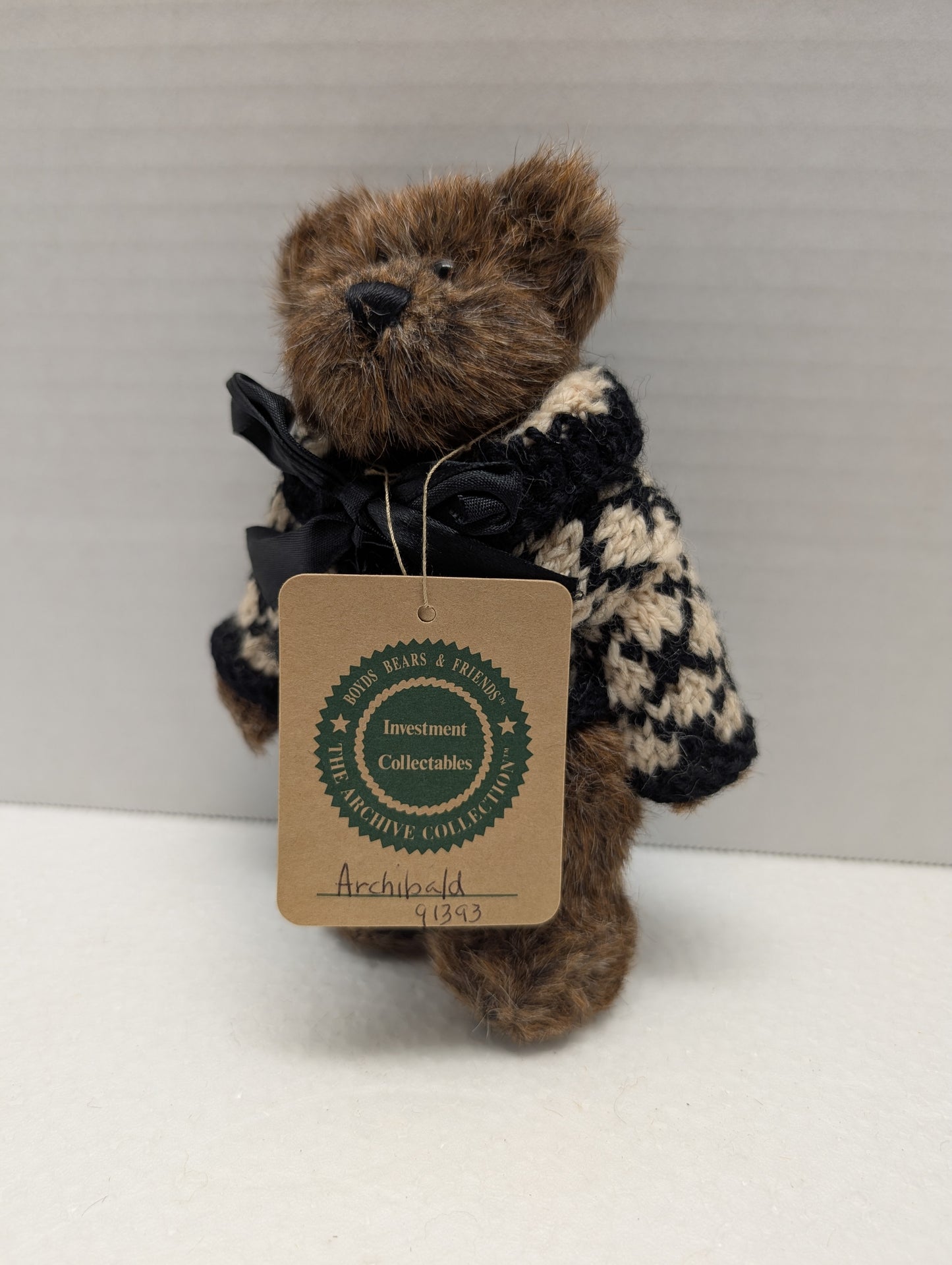 Boyds Bear Plush Archibald McBearlie  91393   6" image 3