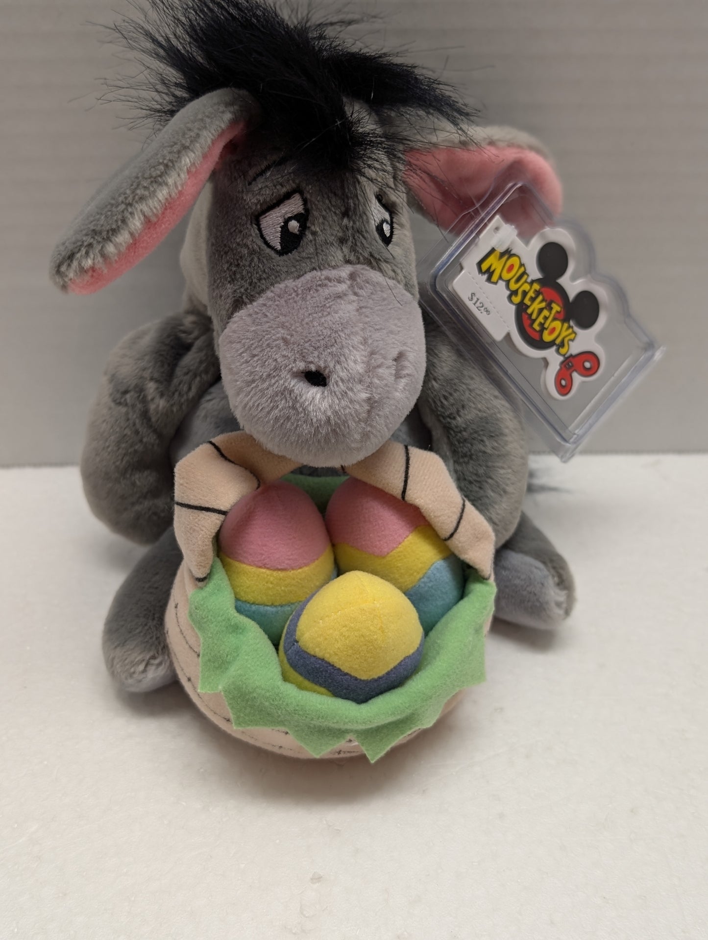 Disney Bean Bag Mini Musketoys Eeyore Easter Basket Plush Bean Bag 10" image 0