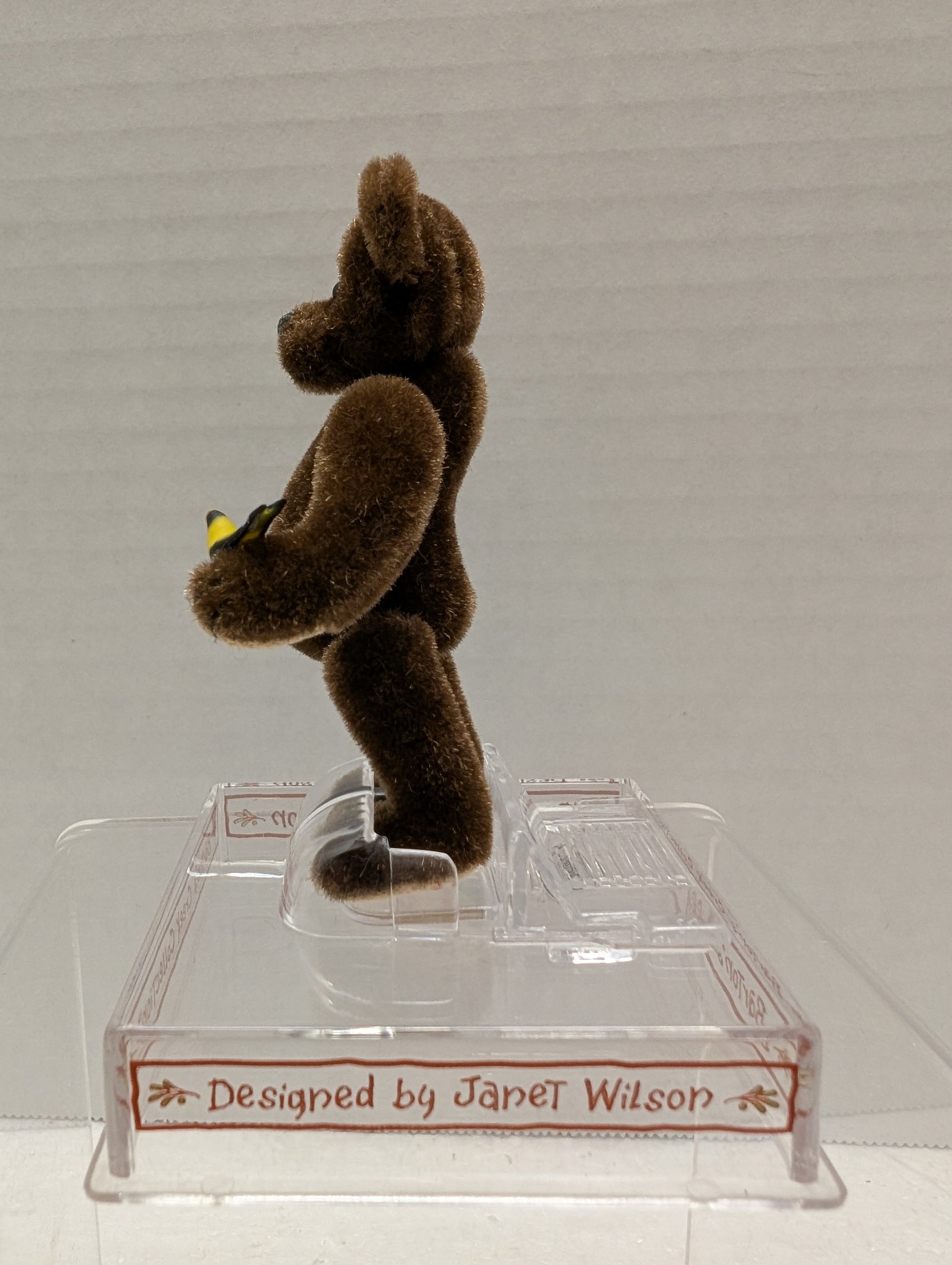 Gund Barton's Creek  Mini Bobby Bear by Janet Wilson w/ bird image 2