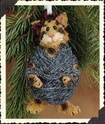 Boyds Purrstone Darby Fuzzkins Wound Tight #2718000 image 1