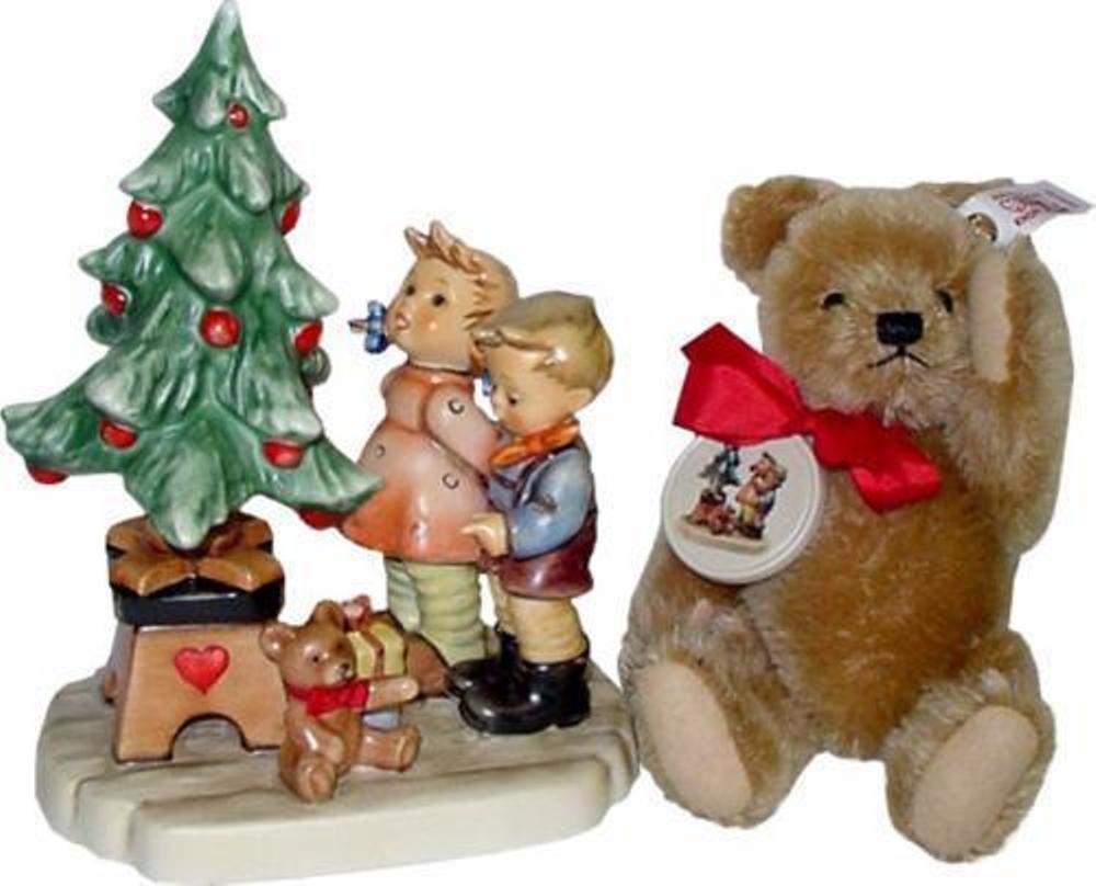 Steiff & Goebel Wonder of Christmas with Steiff Teddybear 1394 image 2