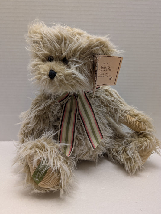 Boyds Bear Plush Brian Q. Fuzzworth  16" #919861 image 0