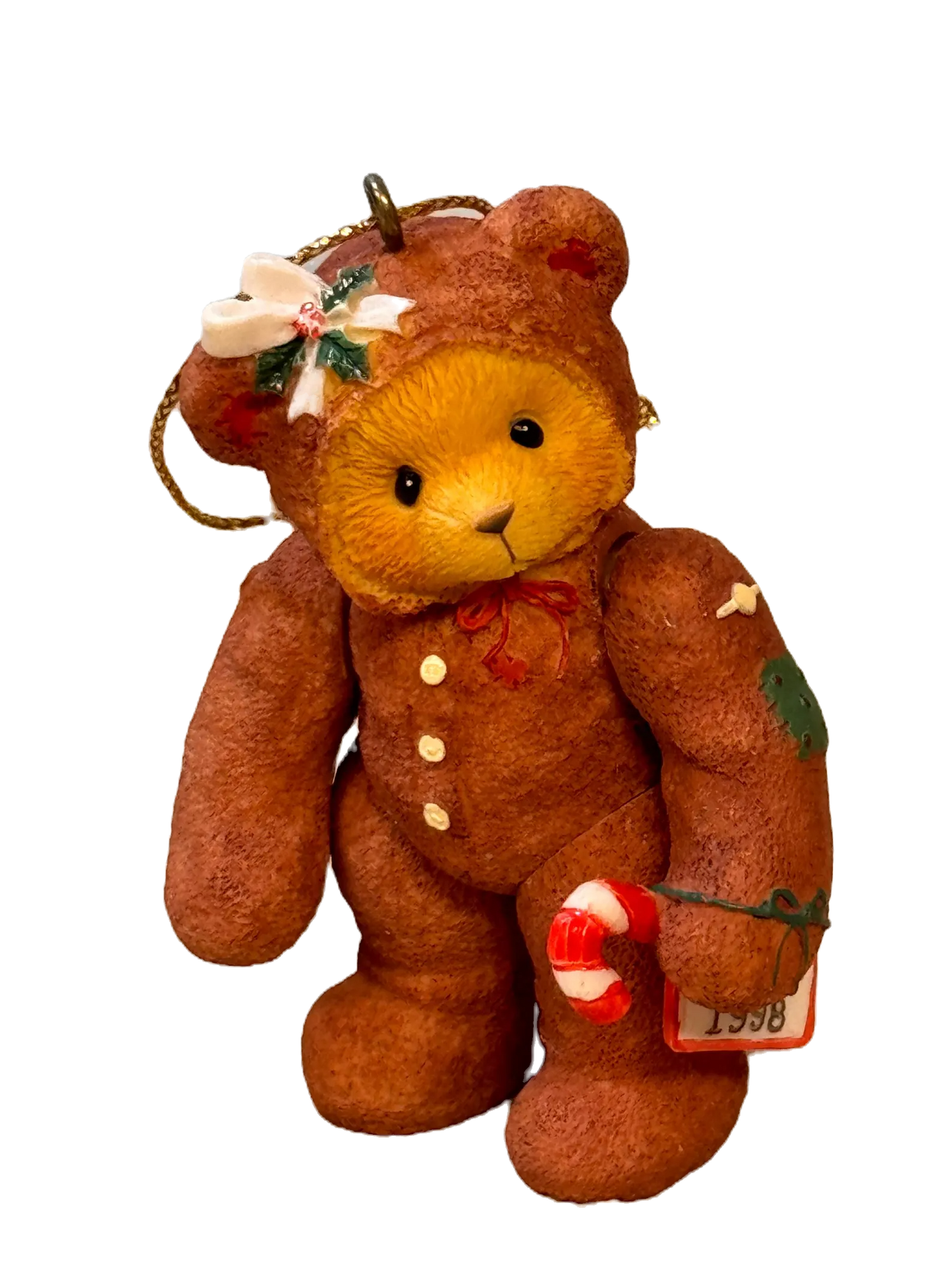 Cherished Teddies Gingerbread Bear Dated 1998 Hanging Ornament 352748 image 0