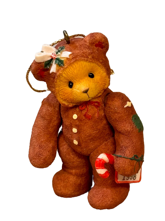 Cherished Teddies Gingerbread Bear Dated 1998 Hanging Ornament 352748 image 0