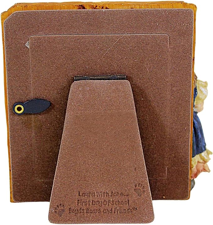 Boyds Frame Dollstone Yesterdays Child Laura & Jane 1st Day School 27552 image 0