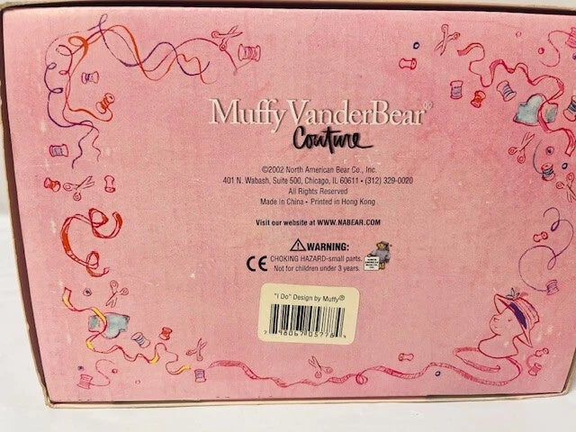 North American Wedding Dress "I Do"  Muffy Boxed Couture #5778  2003 image 4