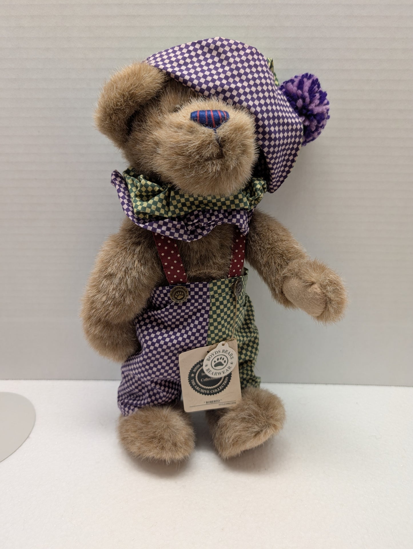 Boyds Bear Plush Roberto clown  900216IDE image 0