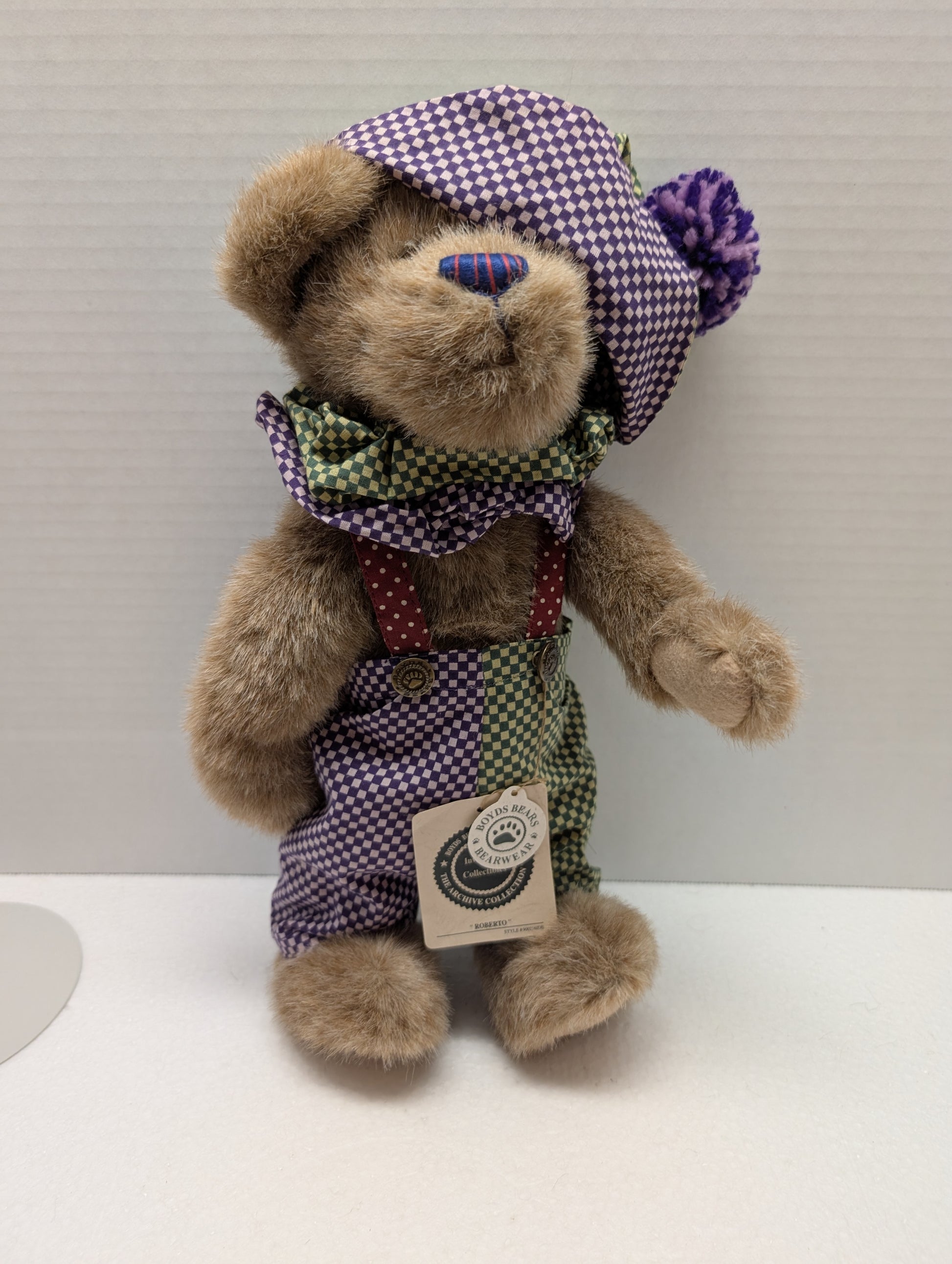 Boyds Bear Plush Roberto clown  900216IDE image 0