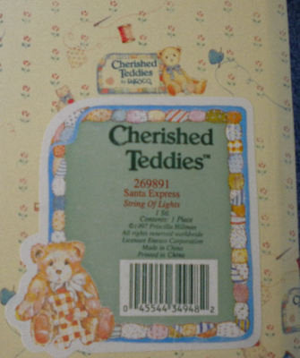 Cherished Teddies #269891 Santa Express String of Lights image 2