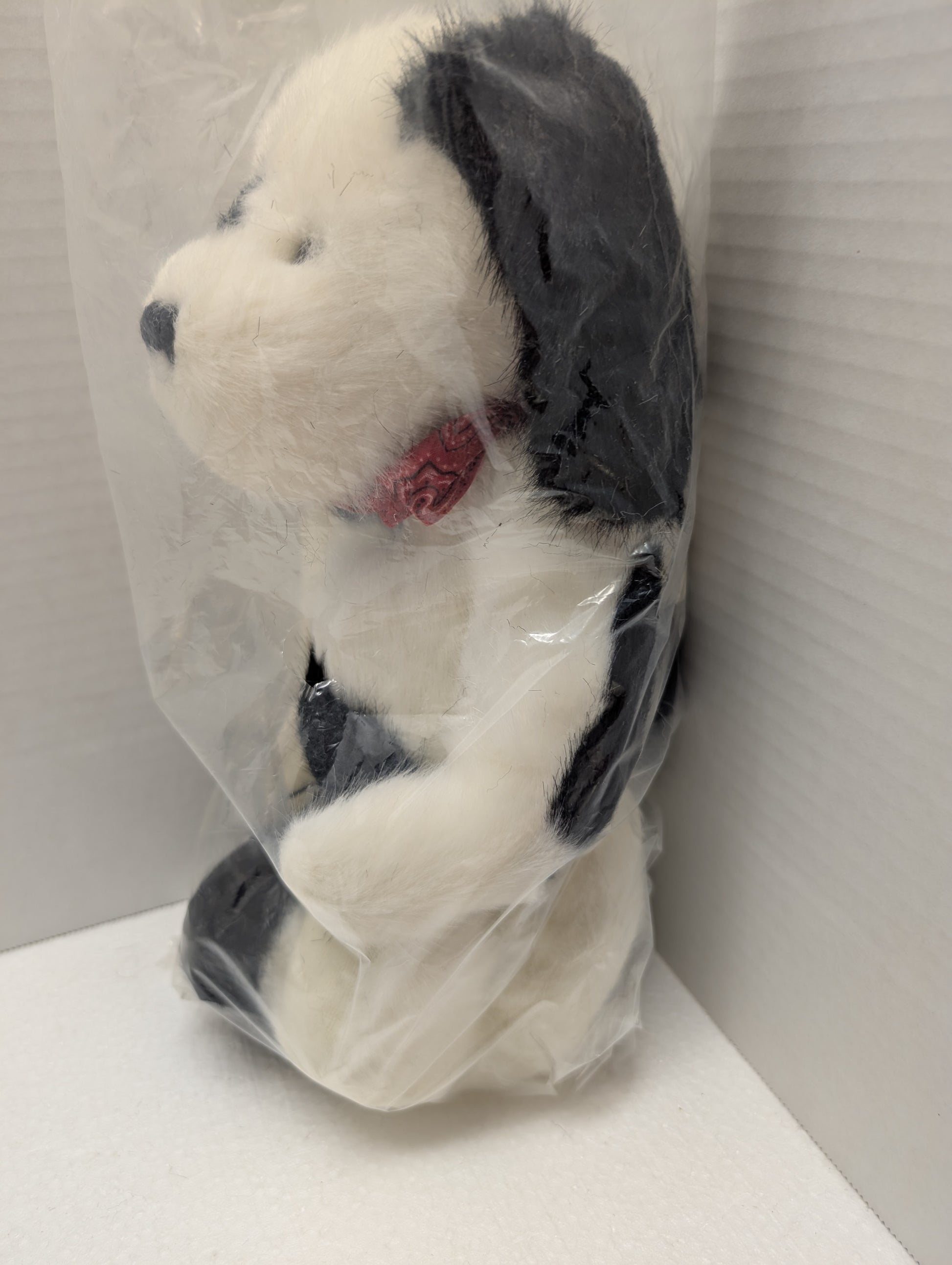 Boyds Dog Duffy P. Hydrant 16" 540301-07 Black & White Scruffy Pup image 3