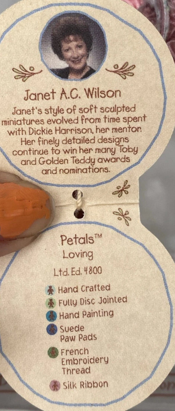Gund Barton's Creek Artist Designed Mini Bear Petals 85014 image 4