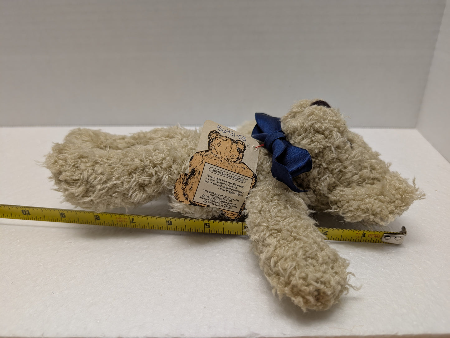Boyds Bear Plush Muffin Bear in The Attic Flat Bear  #56421-03 image 2