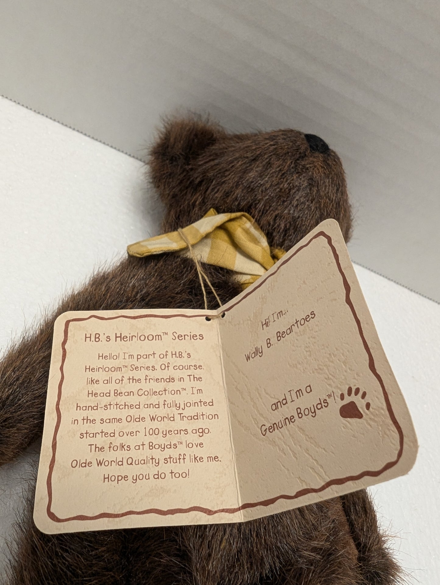 Boyds Bear Plush Wally B Bearitoes  510310 image 3