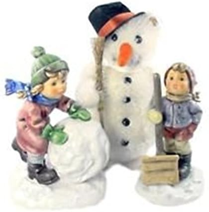 Steiff & Goebel Collectors Set Hummel Frosty Friends with Steiff Snowman 1448 image 0