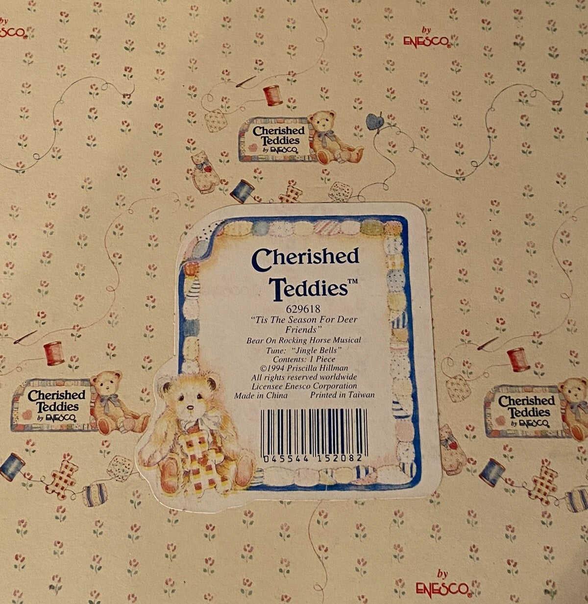 Cherished Teddies Rocking Reindeer and Santa Musical 629618 image 3