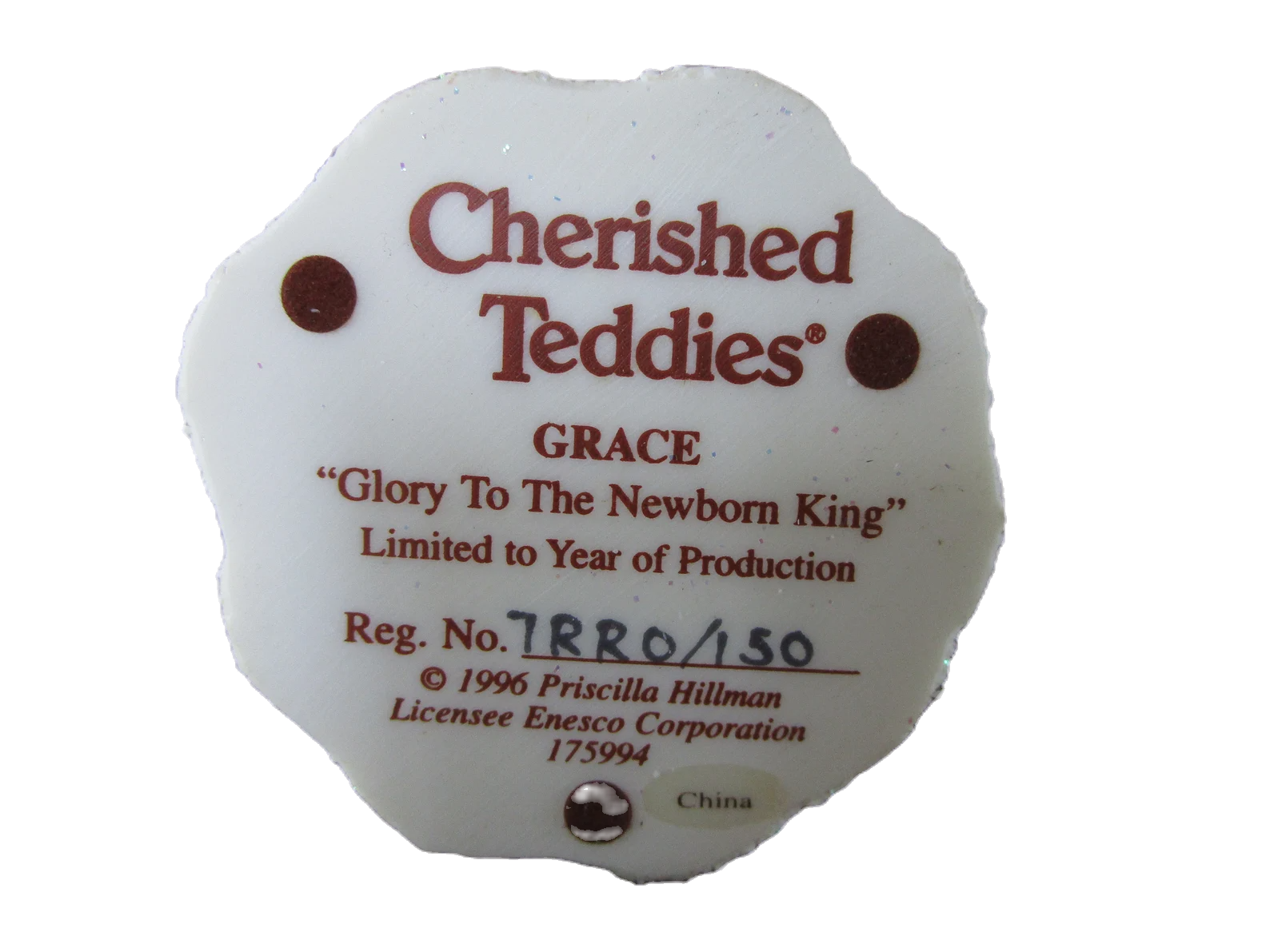 Cherished Teddies Grace Glory to the Newborn King 175994 image 2