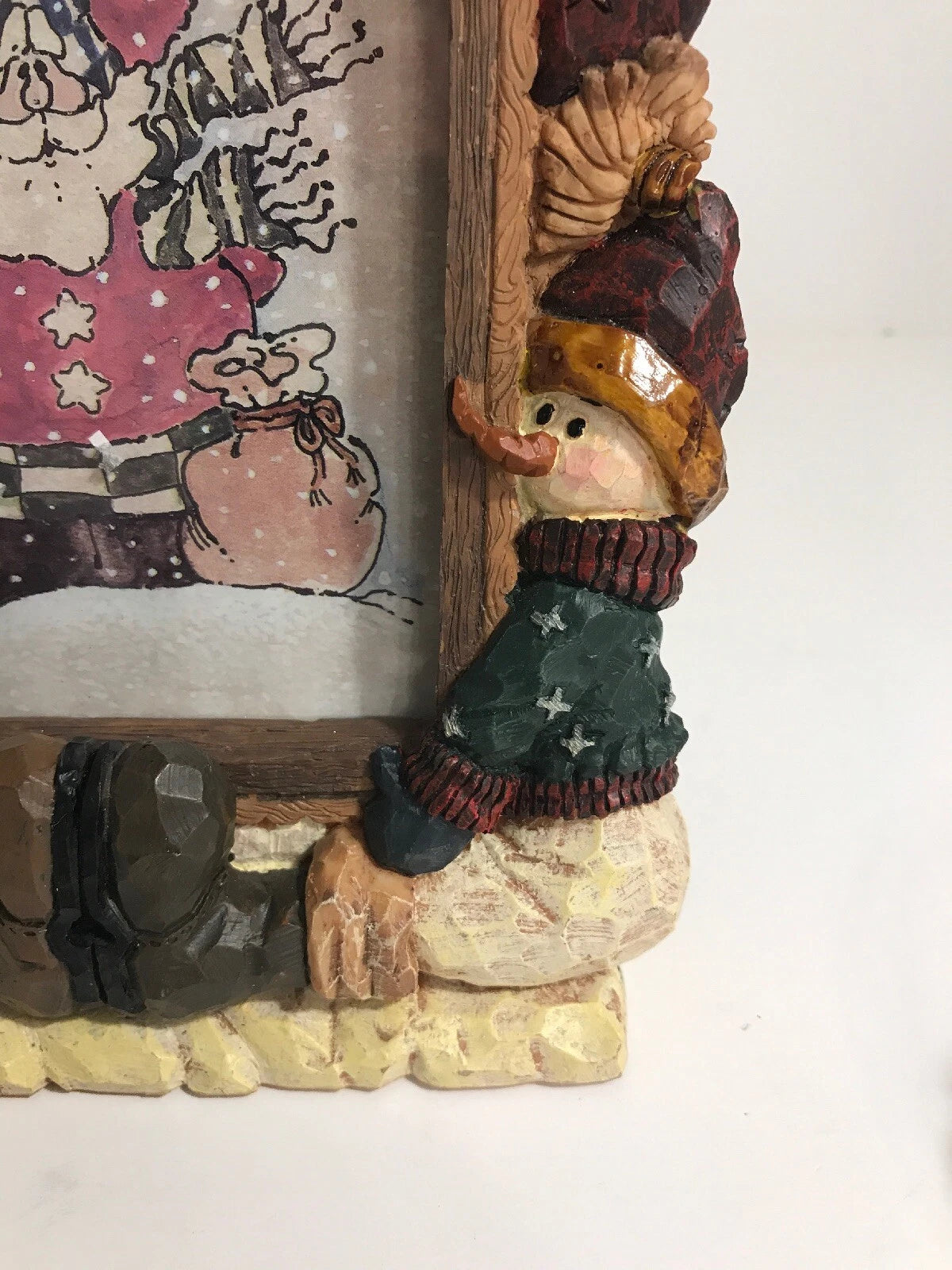 Boyds Frame Carver's Choice Santa's Frame Shop Frame 370300 image 2