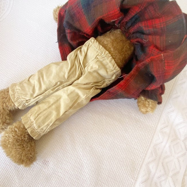 Boyds Bear Plush Clara Bear 911061 14 " Red Flannel image 3