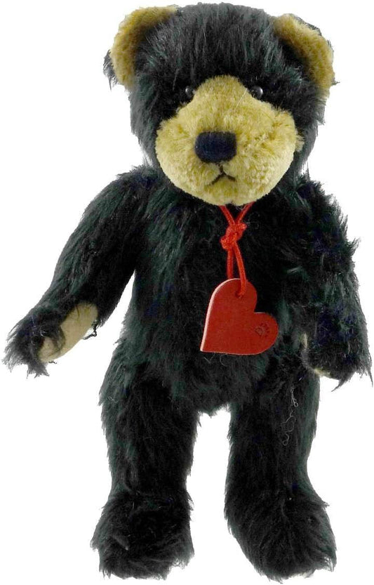 Boyds Bear Plush Edgar B.Bear  10 " Blk, tan/ Heart  510703 image 0