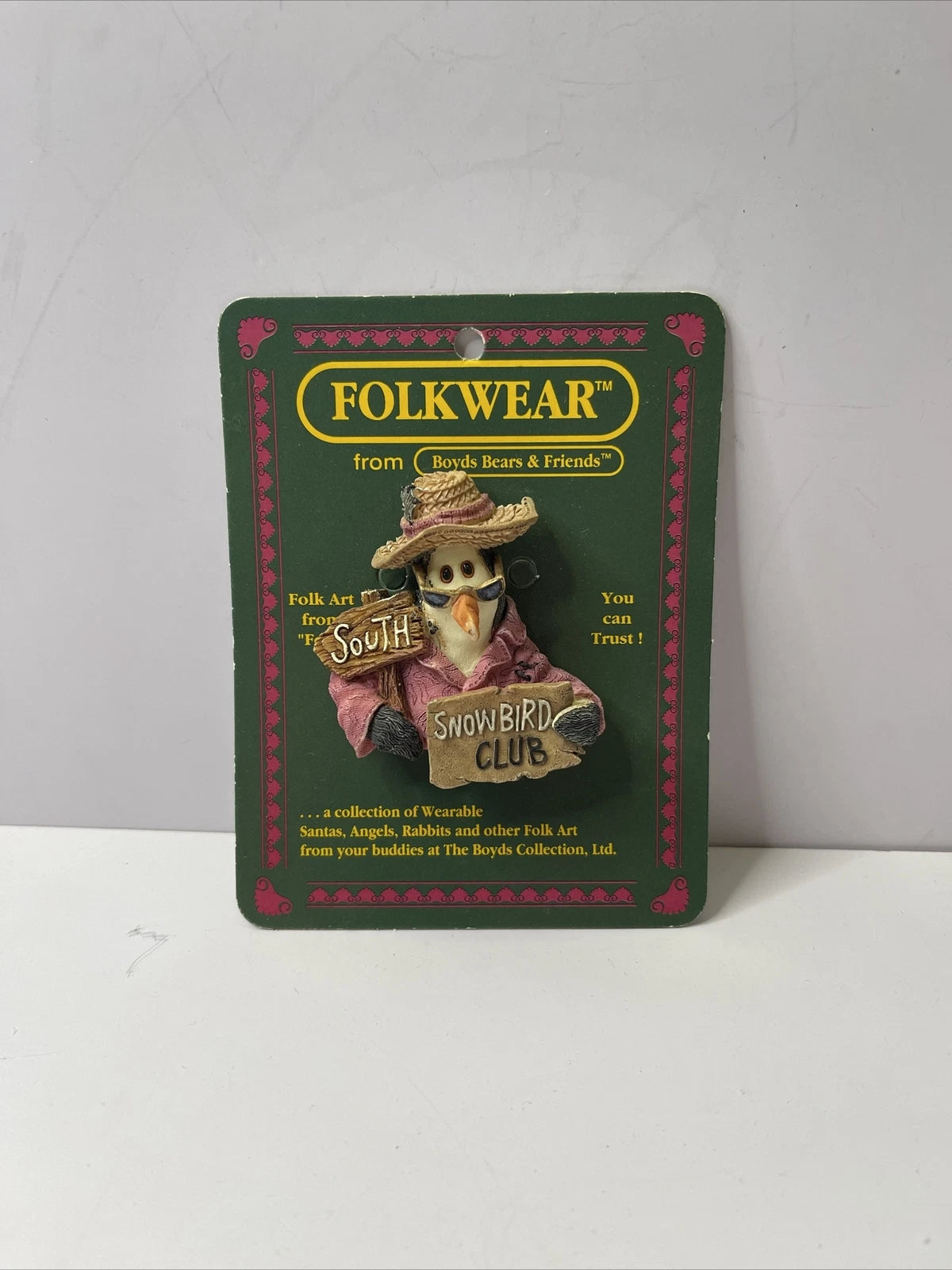 Boyds Pin Folkwear Snowbird Fly South 26336 image 2