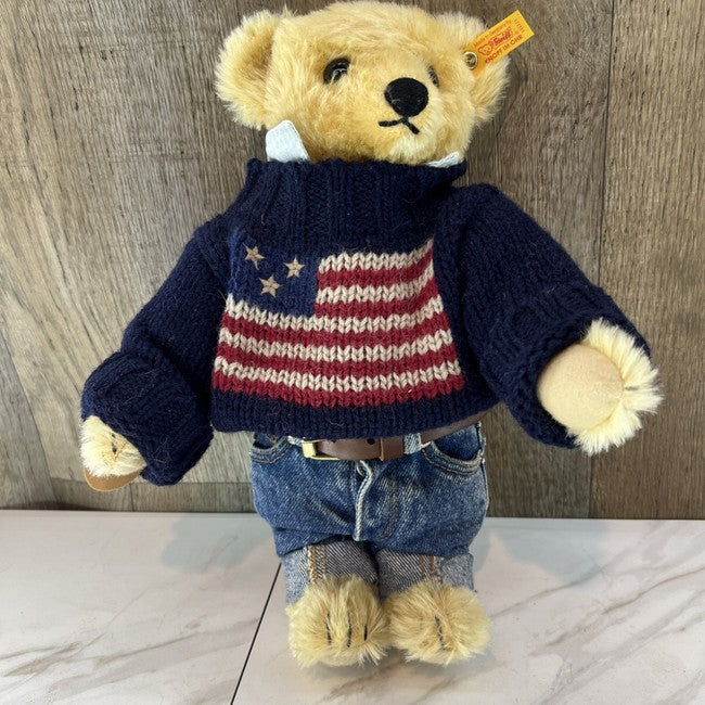Steiff Ralph Lauren Polo Bear The American Flag Bear  Ltd Ed 3500 image 0