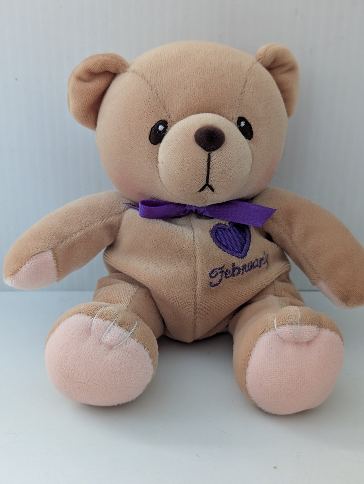 Cherished Teddies Bear of the Month February 556181 Purple image 0