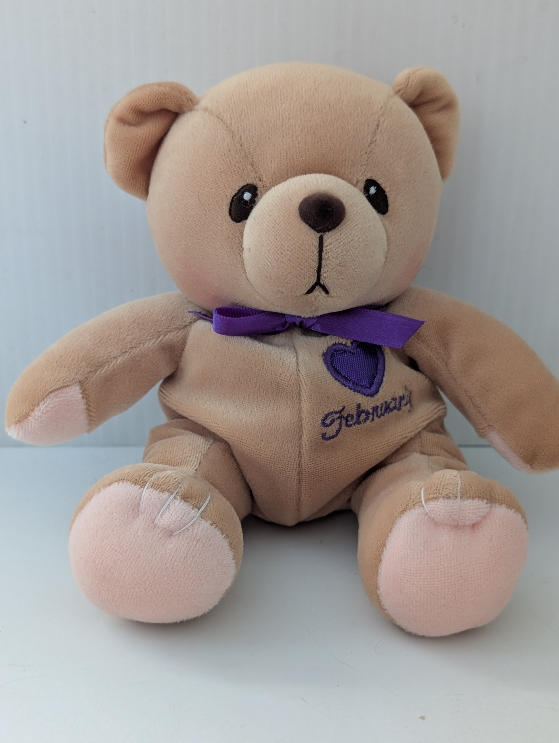 Cherished Teddies Bear of the Month February 556181 Purple image 0