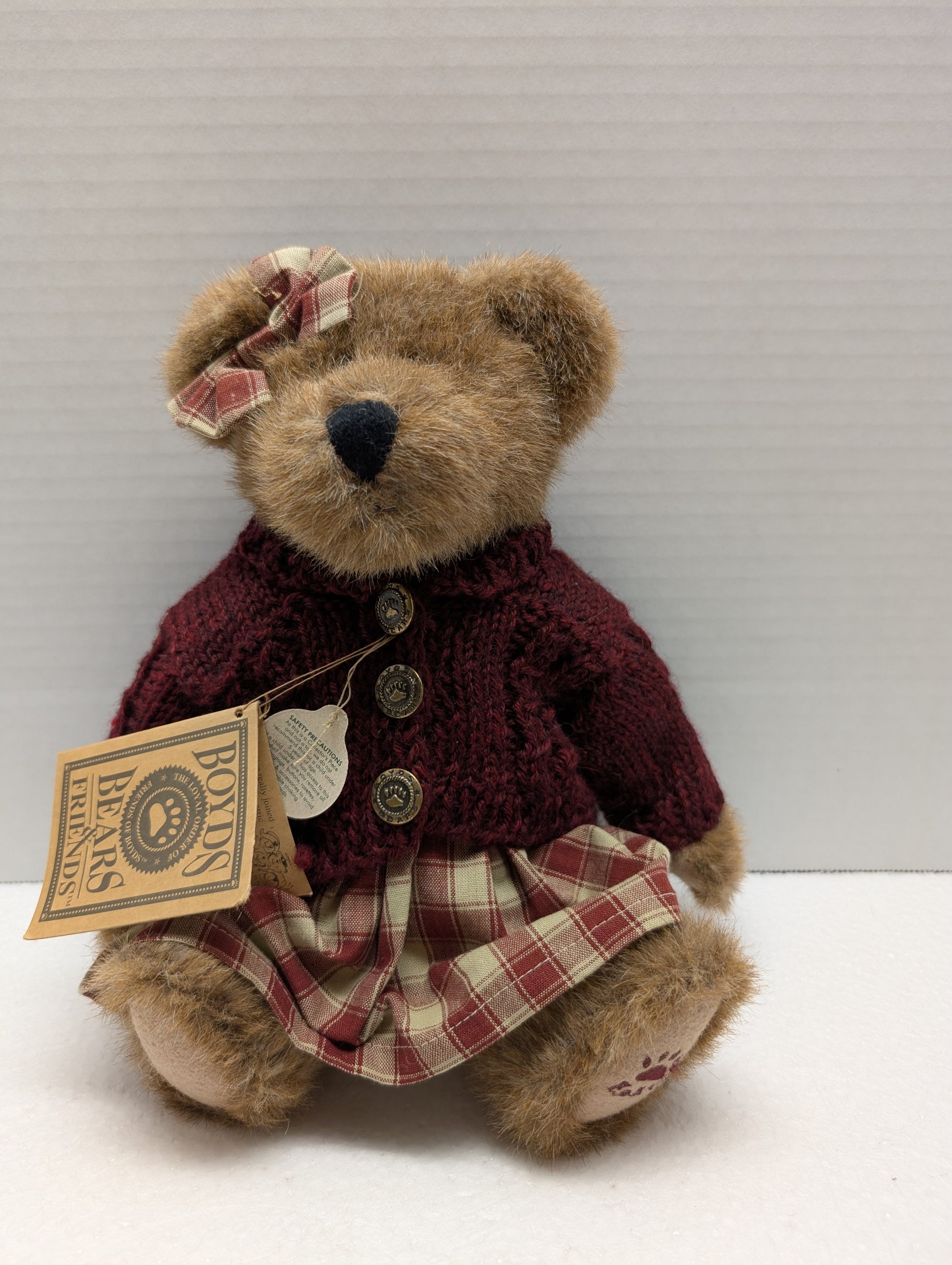 Boyds Bear Plush Velma Q Berriweather  1996-51 image 4