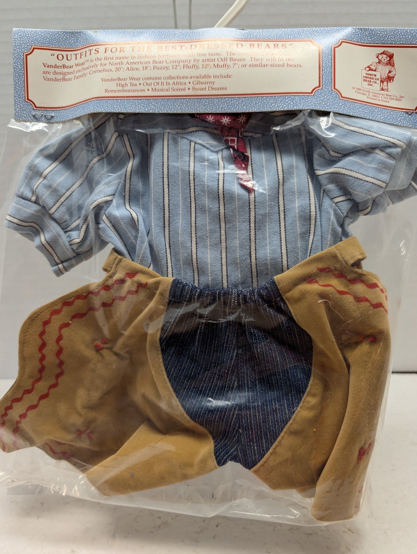North American Wild West Collection Fuzzy Outfit Only 4198 image 1
