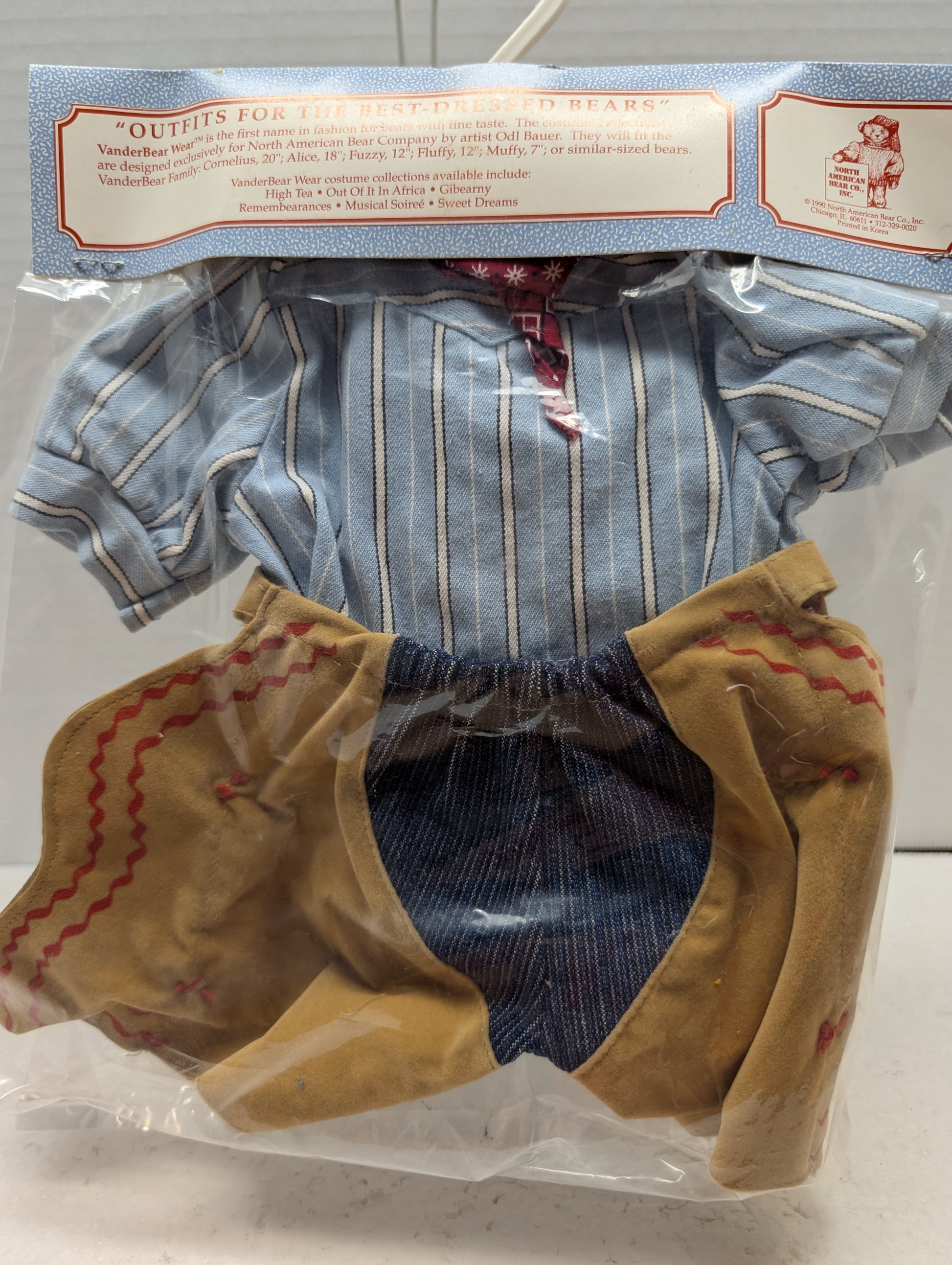 North American Wild West Collection Fuzzy Outfit Only 4198 image 1