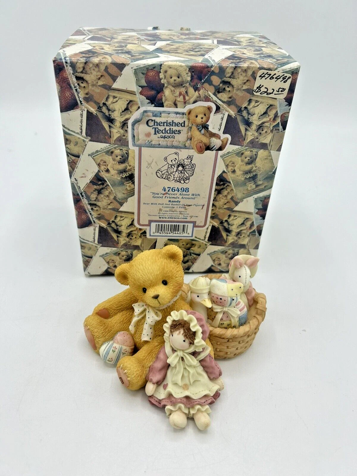 Cherished Teddies 1998 Randy You're Never Alone With Good Friends Around 476498 image 2