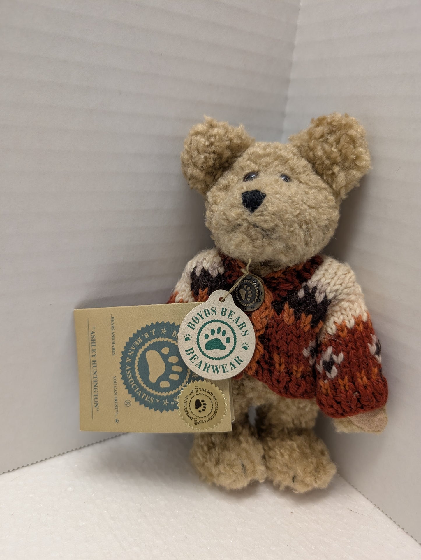 Boyds Bear Plush Ashley Huntington  6 Inches Tall 918054 image 3