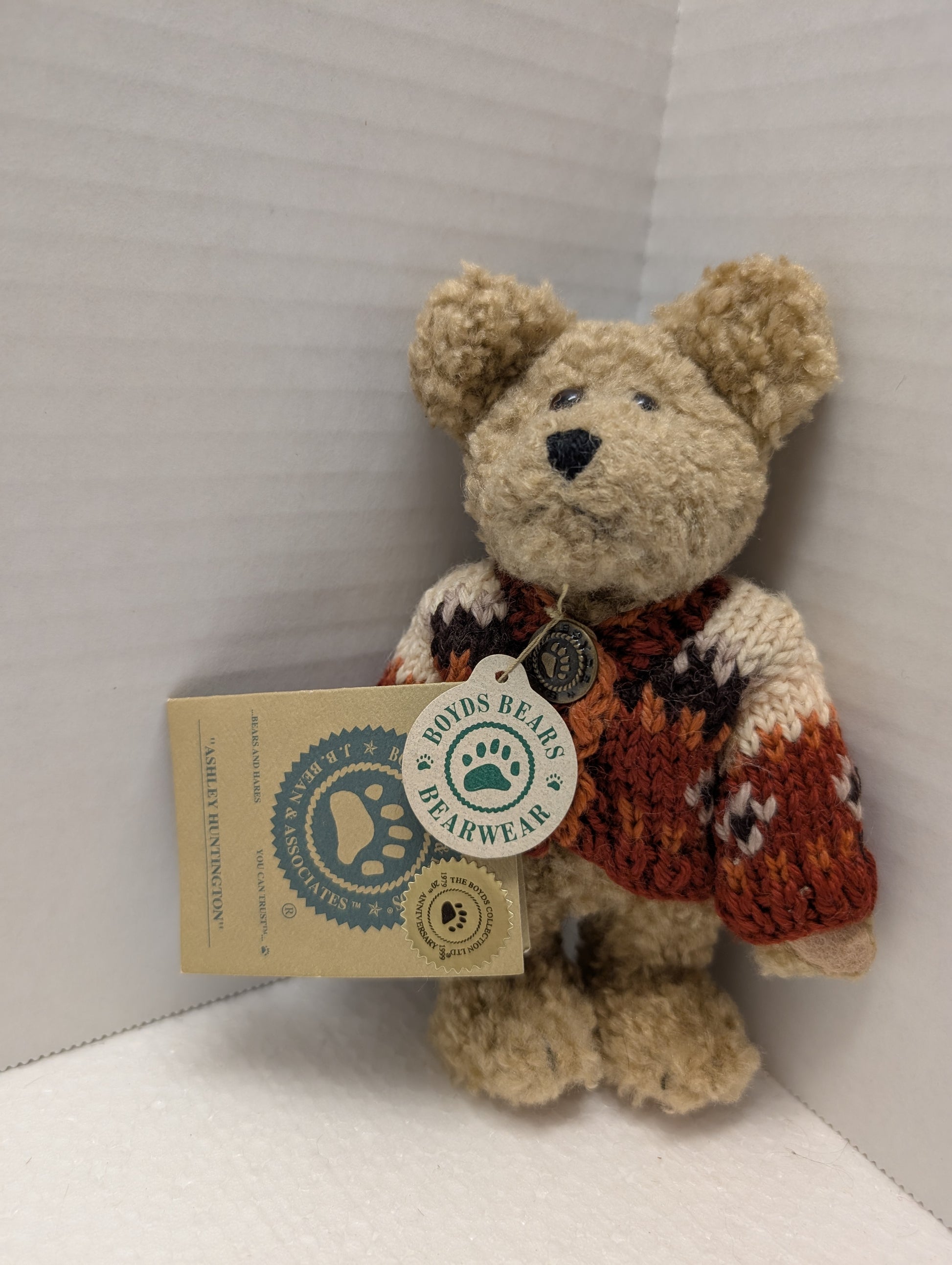 Boyds Bear Plush Ashley Huntington  6 Inches Tall 918054 image 3
