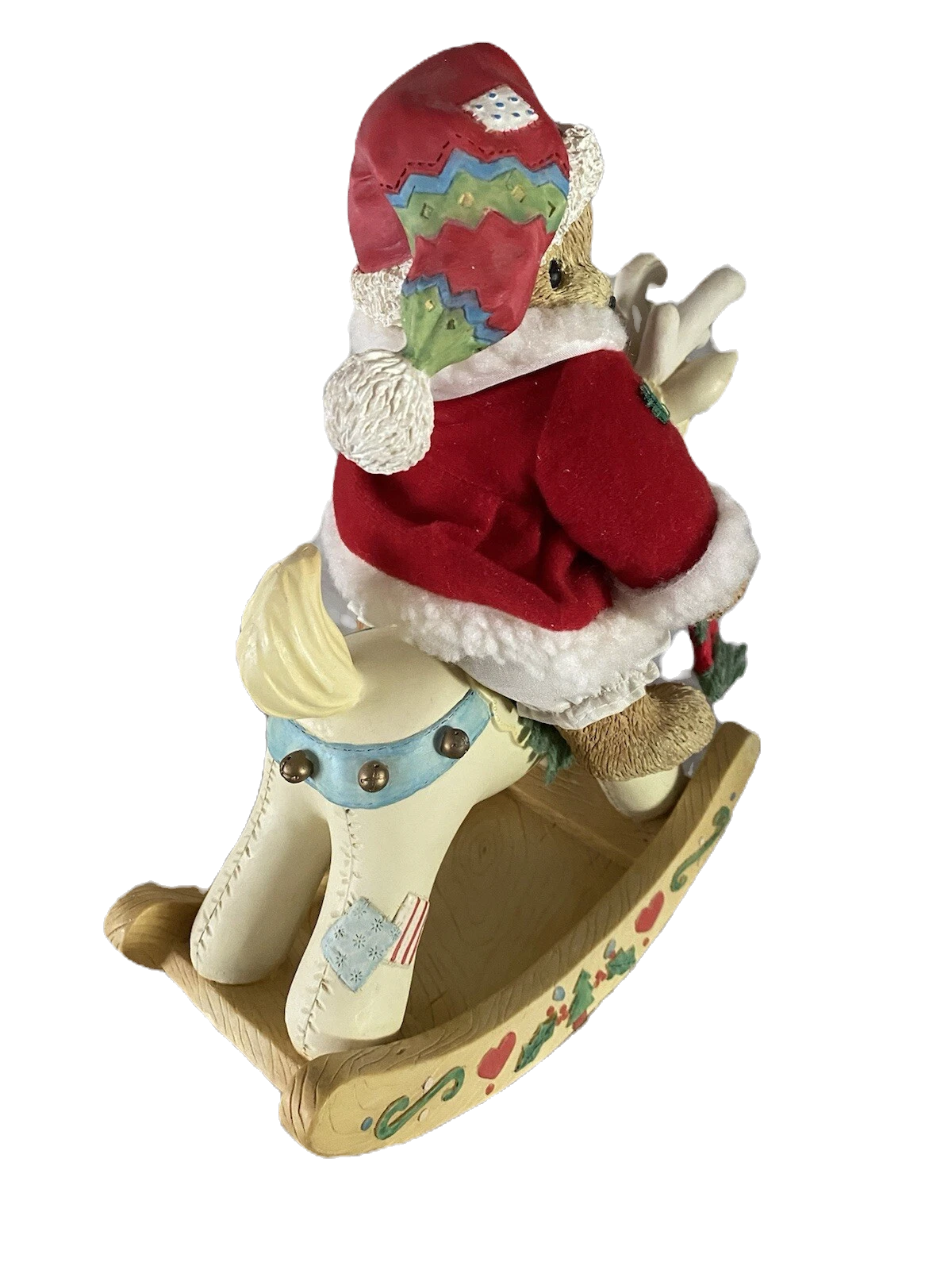 Cherished Teddies Rocking Reindeer and Santa Musical 629618 image 6
