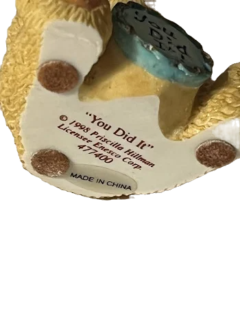 Cherished Teddies "You did it" Mini Figurine 477400 image 1