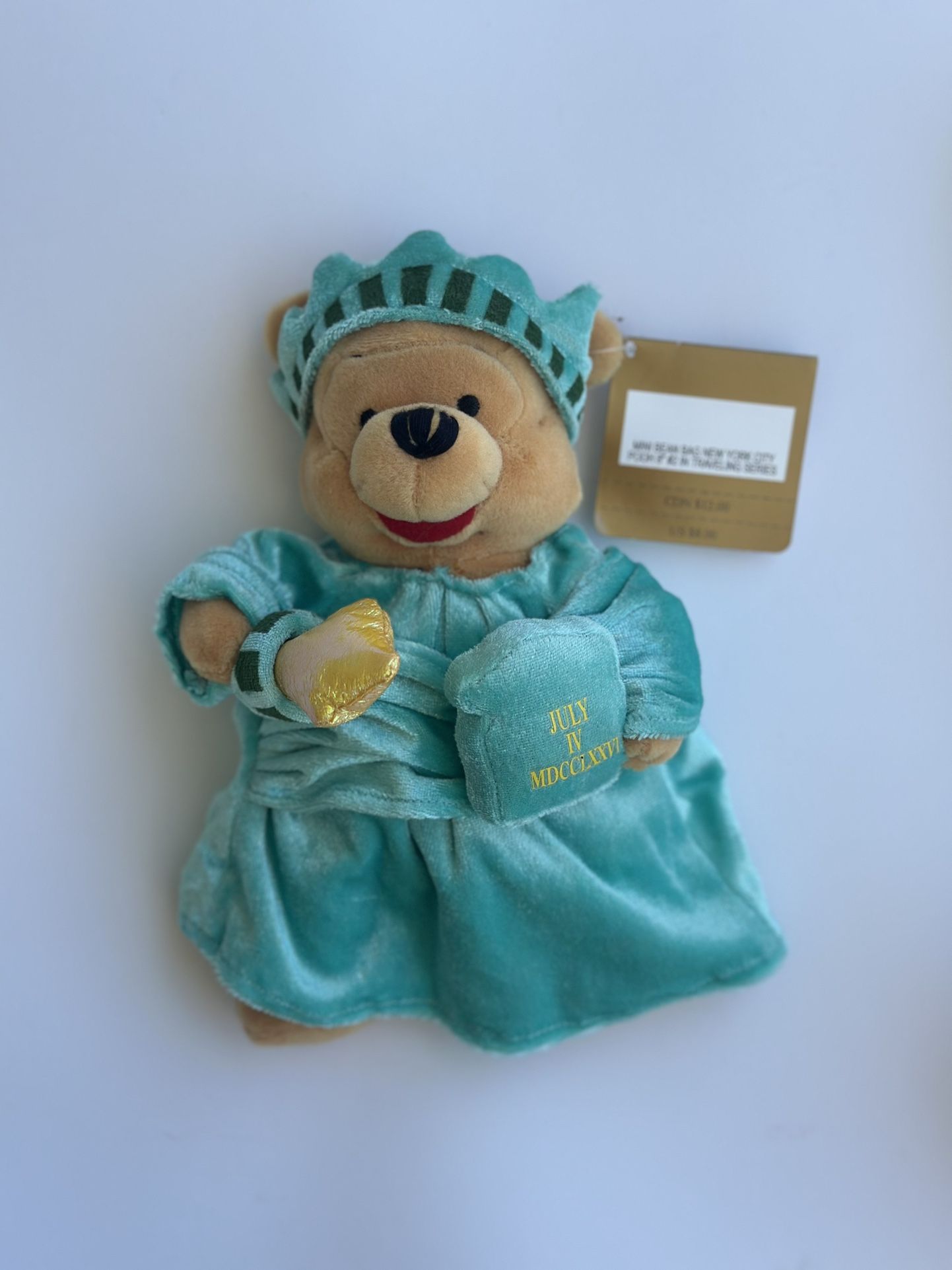 Disney Bean Bag NY Statue of Liberty Pooh image 0