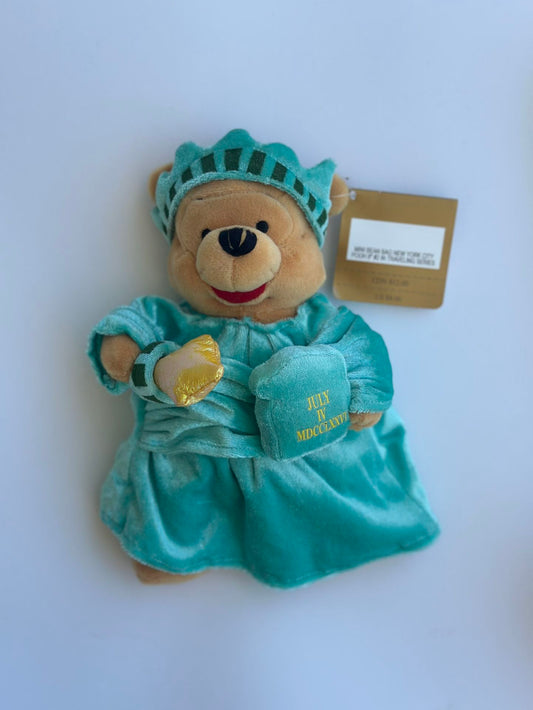 Disney Bean Bag NY Statue of Liberty Pooh image 0