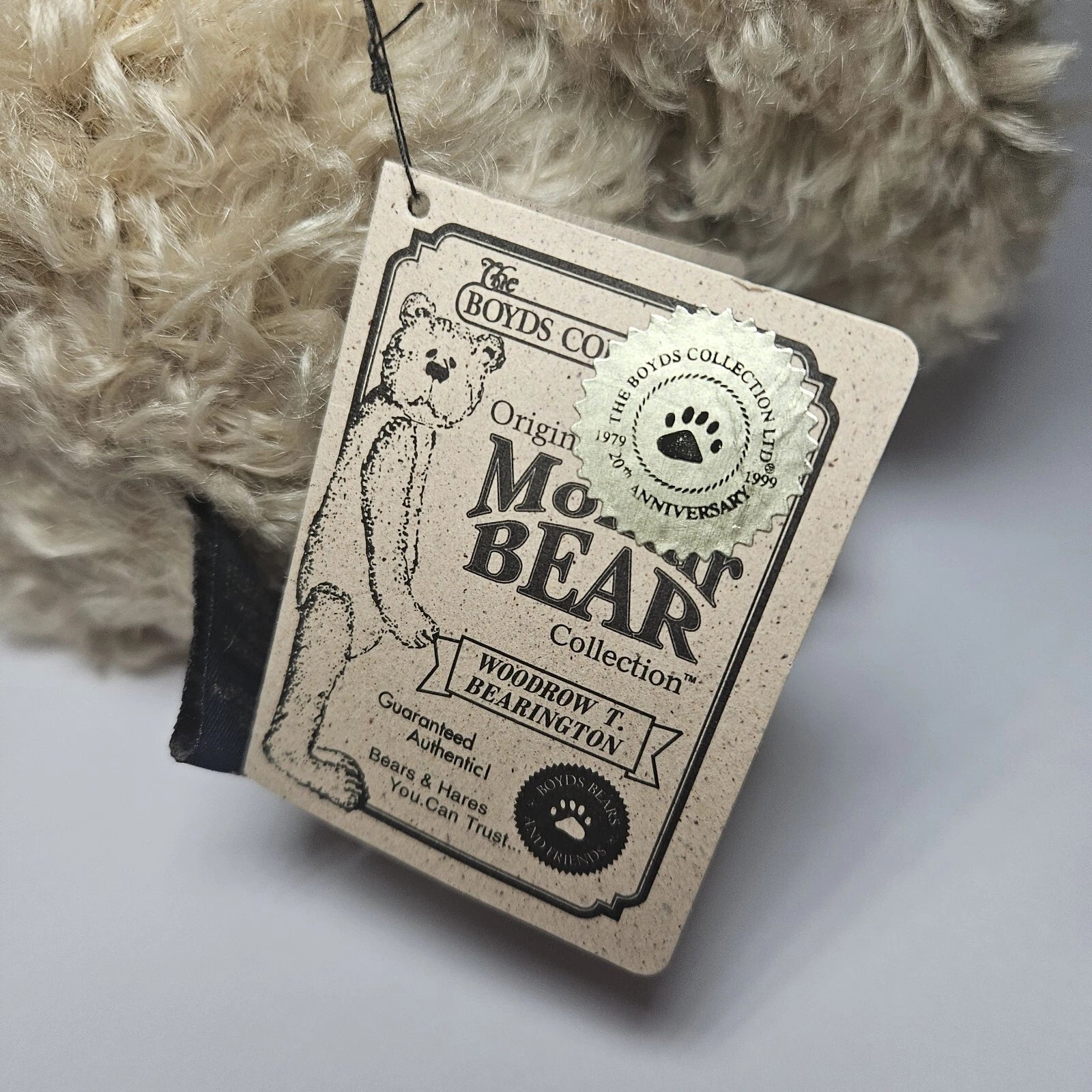 Boyds Mohair Woodrow T Bearington 12"  590041-03 image 3