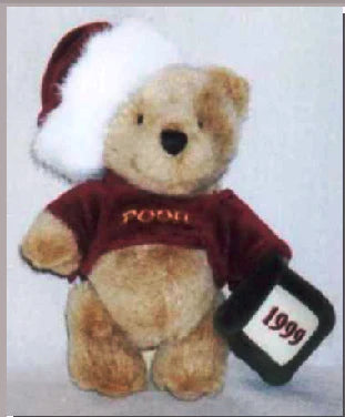 Boyds Bear Plush Disney Santa Pooh 1999   94958DS image 0