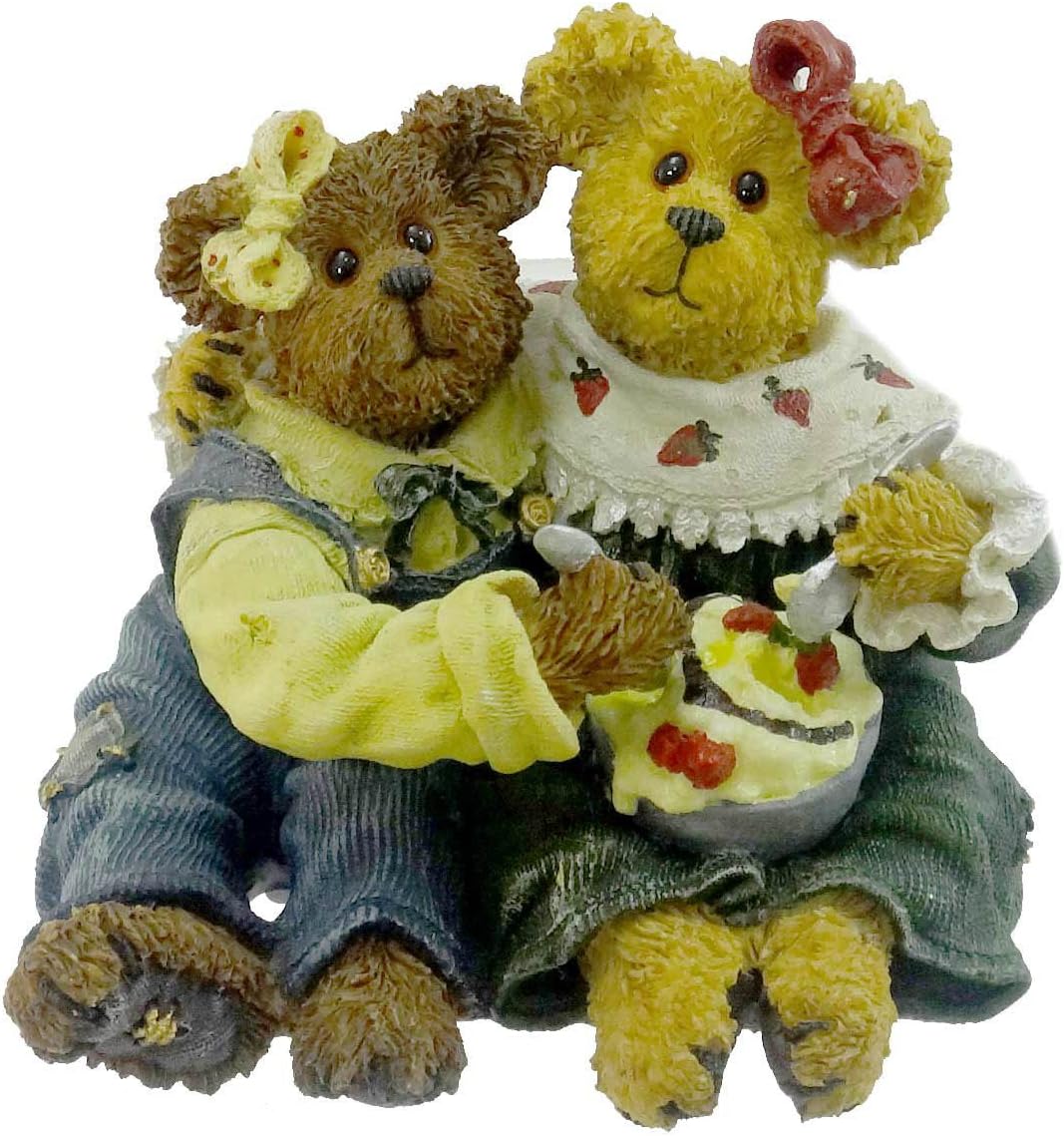 Boyds Bear Resin Edie & Geri  A Week of Sundaes#227771 image 0