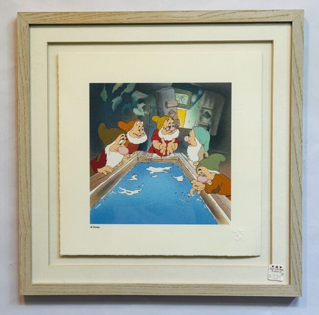 Disney Treasures Serigraph Snow White Seven Dwarfs 41742 image 0
