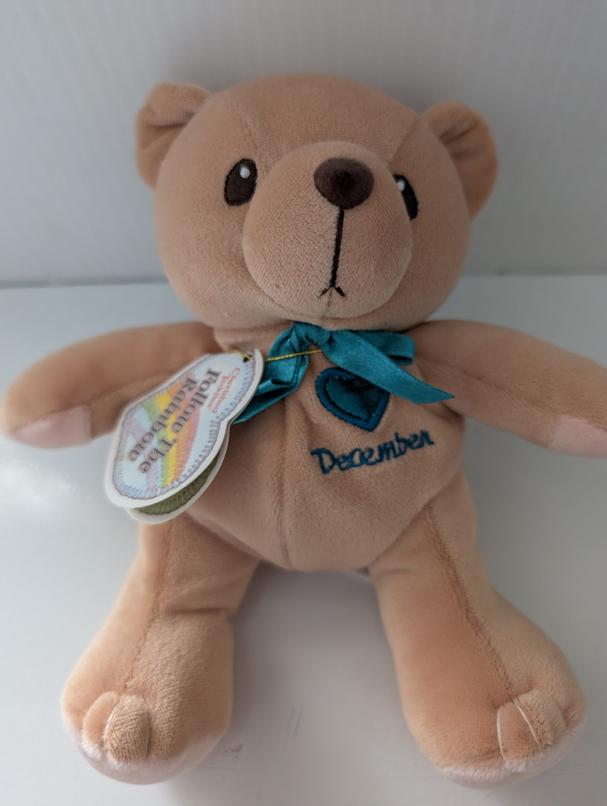 Cherished Teddies Bear of the Month December 556793 Turquoise image 3